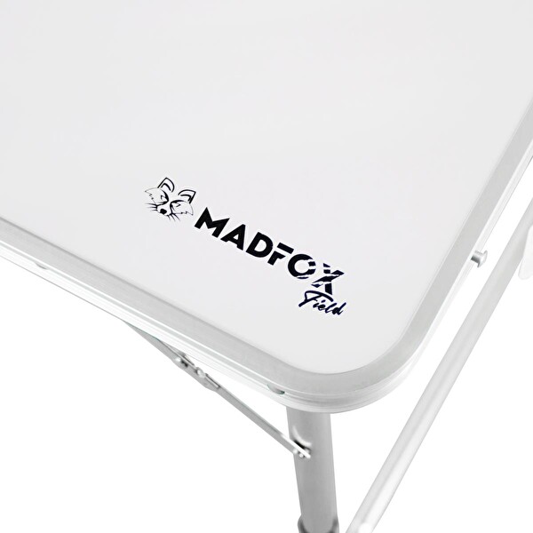 Madfox Field Beyaz Katlanır Kamp Masası