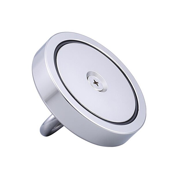 Valkyrie D90 Battal Boy Güçlü Neodyum Mıknatıs 90mm 380kg Halkalı Salvage Fishing Magnet