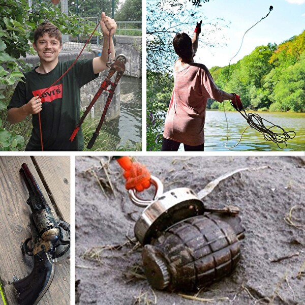 Valkyrie D90 Battal Boy Güçlü Neodyum Mıknatıs 90mm 380kg Halkalı Salvage Fishing Magnet