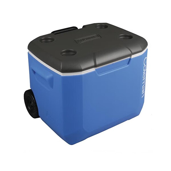 Coleman Performance Tri Coler Wheeled 60 QT 56 L Mavi Tekerlekli Soğutucu Buzluk