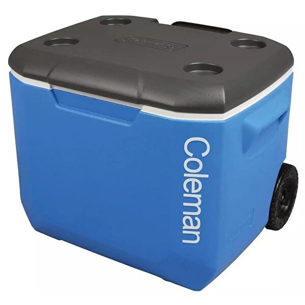 Coleman Performance Tri Coler Wheeled 60 QT 56 L Mavi Tekerlekli Soğutucu Buzluk