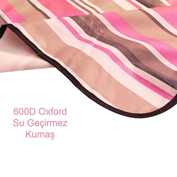 Madfox Skyloft Su Gecirmez Piknik Kamp Örtüsü Kırmızı Şerit