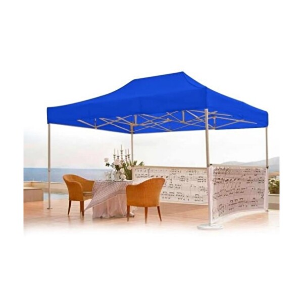Reyo 3x2 M Mavi Katlanabilir Makaslı Çardak Tente