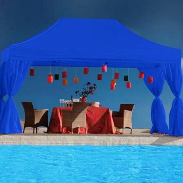 Reyo 3x2 M Mavi Katlanabilir Makaslı Çardak Tente