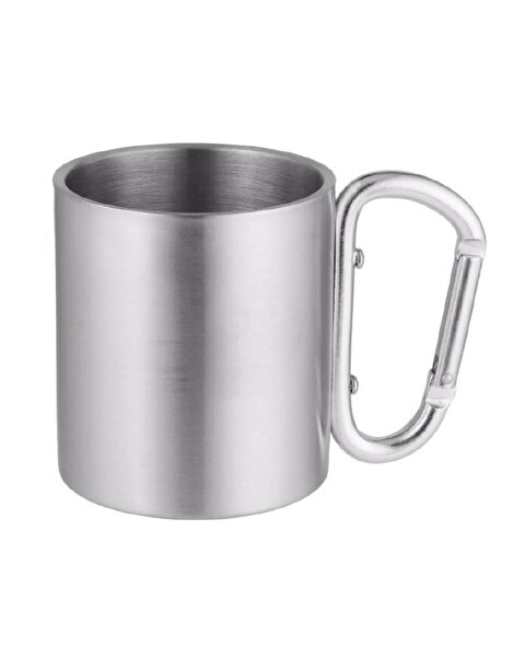 Nurgaz Çift Katmanlı Çelik Kupa Karabinalı