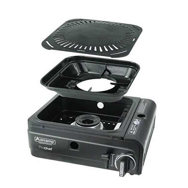 Orcamp Dumansız Izgara ve Ocak Siyah