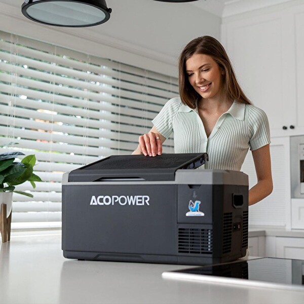 Acopower V18 12/24/220 Volt 18 L Kompresörlü Outdoor Oto Buzdolabı - Akü Dahil Değildir