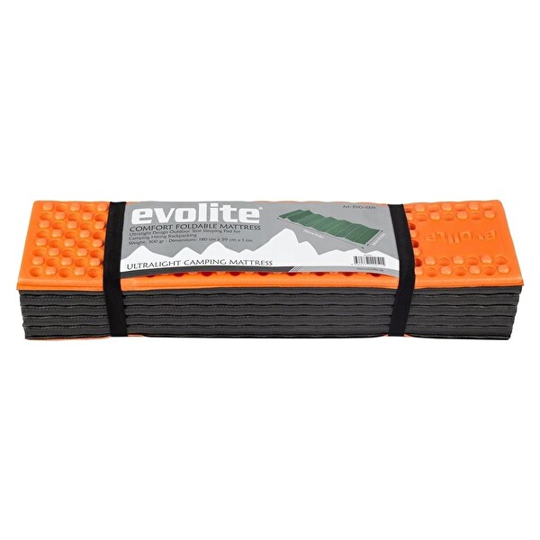 Evolite UltraLight Comfort Siyah Turruncu Katlanır Mat