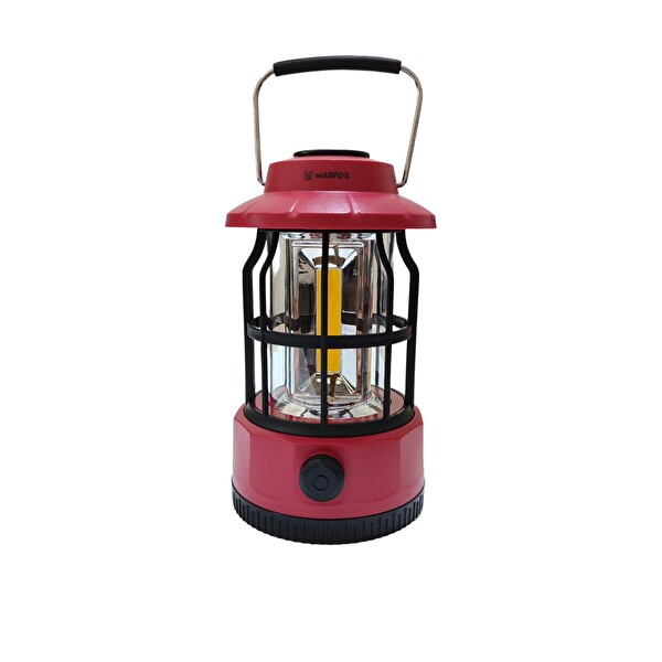 Madfox Brand Glamping 400 Lümen Kırmızı Kamp Lambası