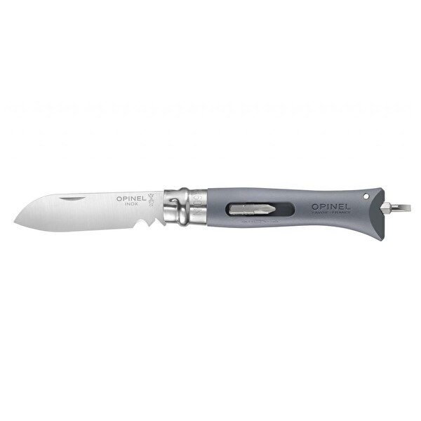 Opinel Inox No 9 Bricolage Çok Amaçlı Paslanmaz Gri Çelik Çakı