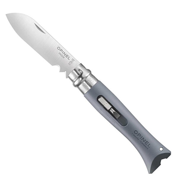 Opinel Inox No 9 Bricolage Çok Amaçlı Paslanmaz Gri Çelik Çakı