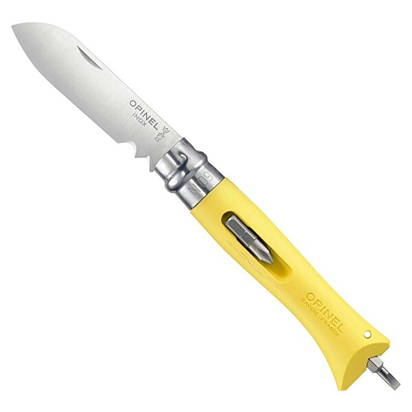 Opinel Inox No 9 Bricolage Çok Amaçlı Paslanmaz Gri Çelik Çakı