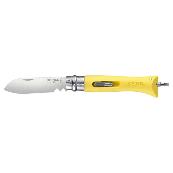 Opinel Inox No 9 Bricolage Çok Amaçlı Paslanmaz Gri Çelik Çakı