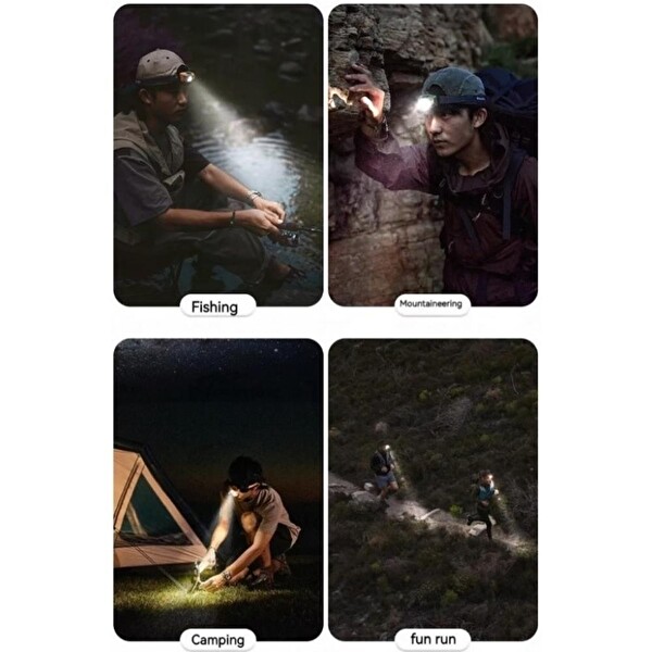 Naturehike Hakino 210 Lümen Kafa Lambası Mustard Yellow