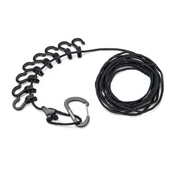 Naturehike Çok Fonksiyonlu Kancalı Ayarlanabilir Asma İpi 4.3 M Koyu Gri