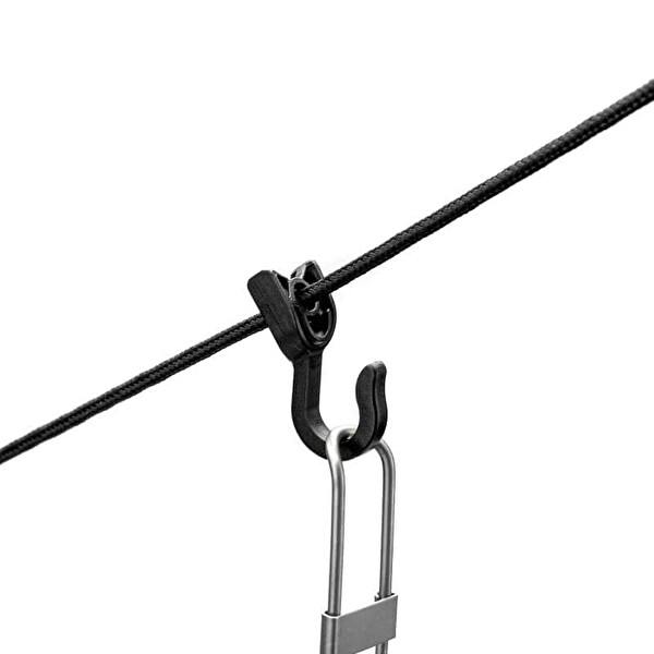 Naturehike Çok Fonksiyonlu Kancalı Ayarlanabilir Asma İpi 4.3 M Koyu Gri