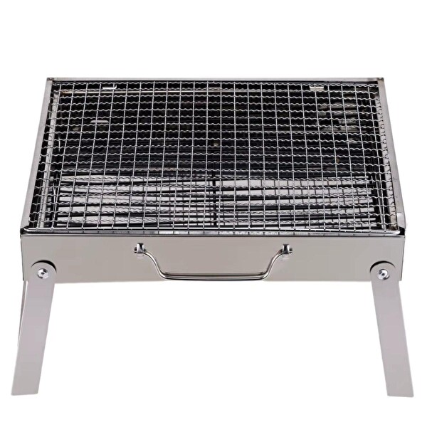 Madfox Roadtrip Portatif Katlanır BBQ Mangal Gümüş