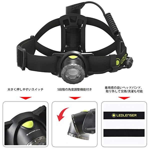 Ledlenser NEO10R Kafa Feneri-Siyah