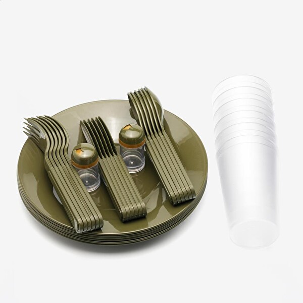 Campout 6 Kişilik Piknik Seti Haki