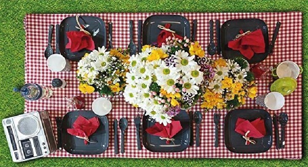 Campout 6 Kişilik Piknik Seti Haki