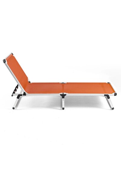 Reyo Turuncu Katlanır ve Taşınır Şezlong
