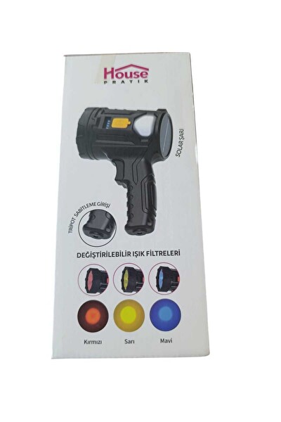 House Pratik HP76 Solar Şarjlı El Feneri