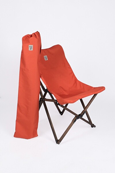 Bag The Joy Antrasit Kiremit Kılıf Sandalye ve 50x50x50 CM Antrasit Ahşap Katlanır Masa Seti