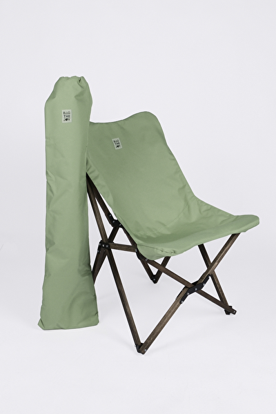 Bag The Joy Antrasit İskelet Su Yeşili Koyu Kılıf ve 70x70x55 CM Antrasit Masa Ahşap Katlanır Masa Sandalye Seti
