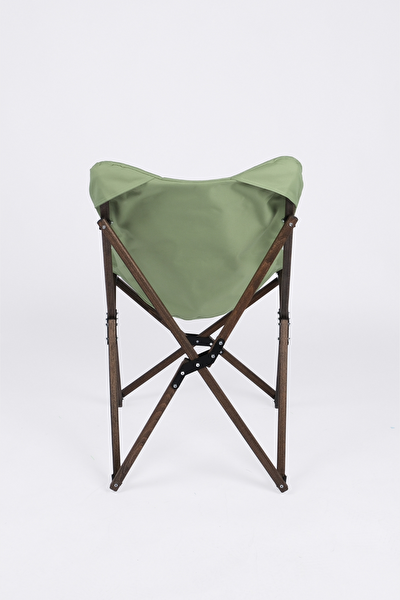 Bag The Joy Antrasit İskelet Su Yeşili Koyu Kılıf ve 70x70x55 CM Antrasit Masa Ahşap Katlanır Masa Sandalye Seti