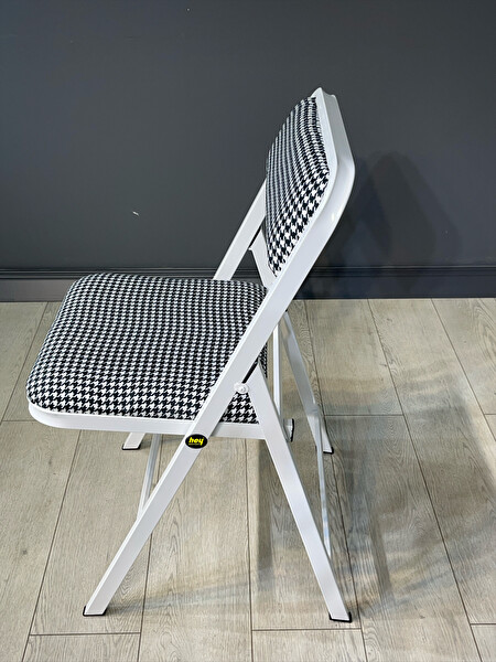 Hey Modüler Mobilya Katlanır Kazayağı Beyaz Piknik Kamp Sandalyesi