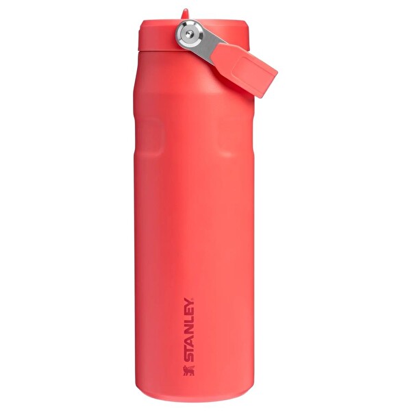 Stanley The IceFlow Flip Straw Lid 2.0 Pipetli Termos 0.70 LT Hot Coral