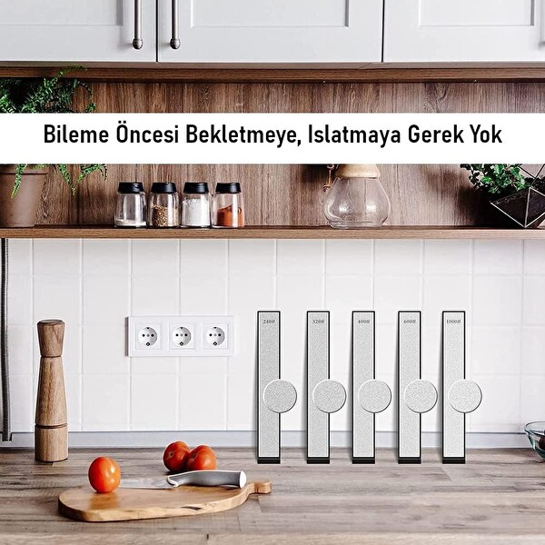 Valkyrie Susuz Biley Uzun Ömürlü Aşınmaz Şef Bıçağı Satır Balta Iskarpela Bileyleme 800 Elmas Bıçak Bileği