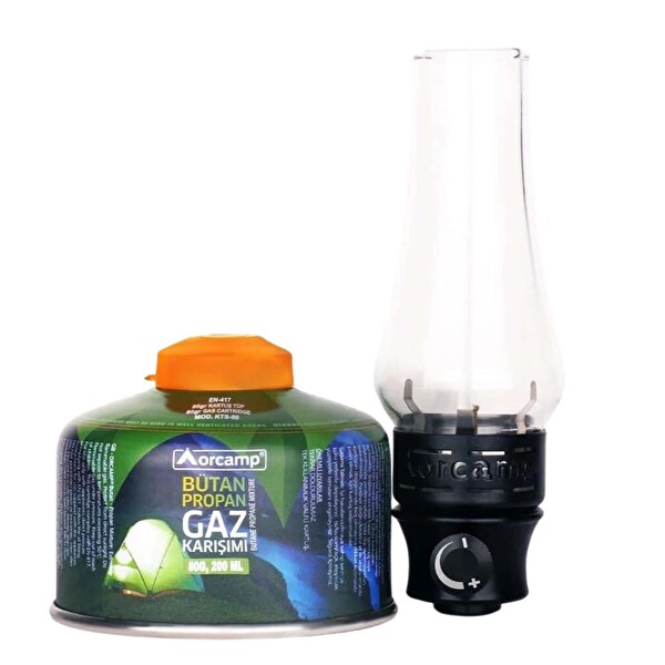 Orcamp 80 G Kartuş Vidalı Kamp Kandil Lambası L-193-80