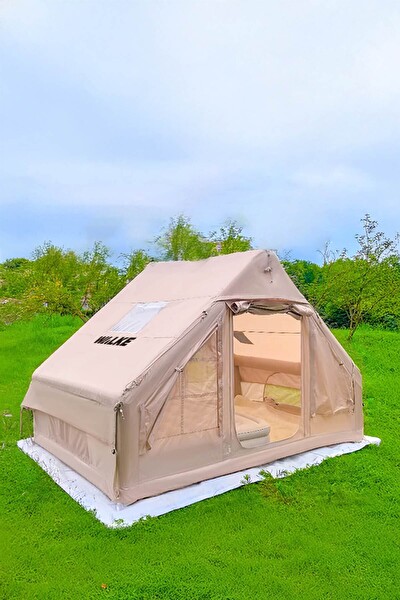 Walke 12 Metre Krem Kare Şişme Kamp Çadırı