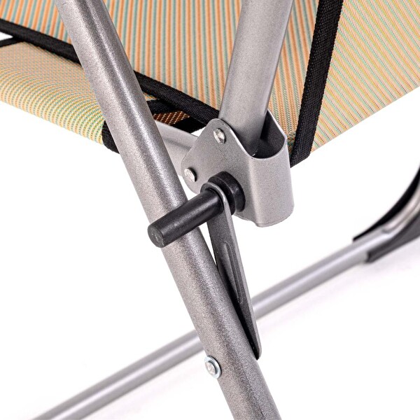 Argeus Rock Katlanabilir Bardaklıklı Sahra Piknik ve Kamp Sandalyesi A-12