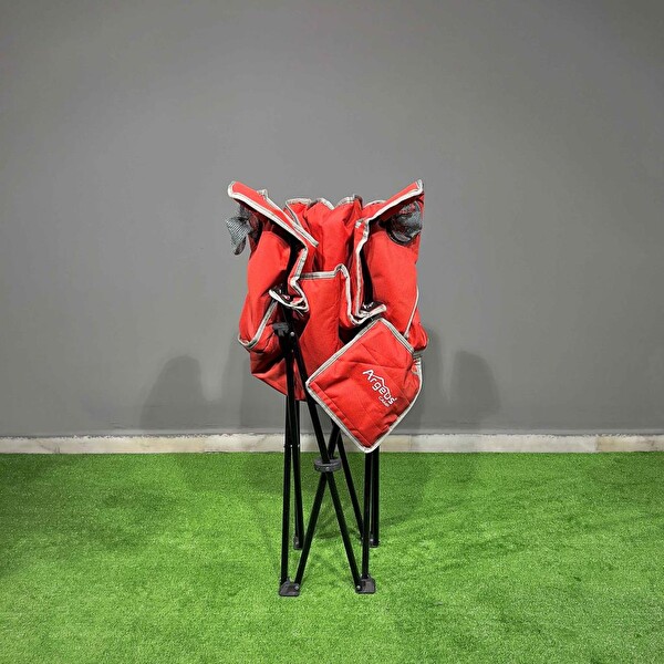 Argeus Nevgrande Comfort Kırmızı Katlanabilir Kamp Sandalyesi