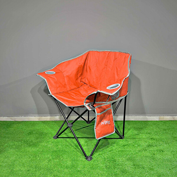Argeus Nevgrande Comfort Turuncu Katlanabilir Kamp Sandalyesi