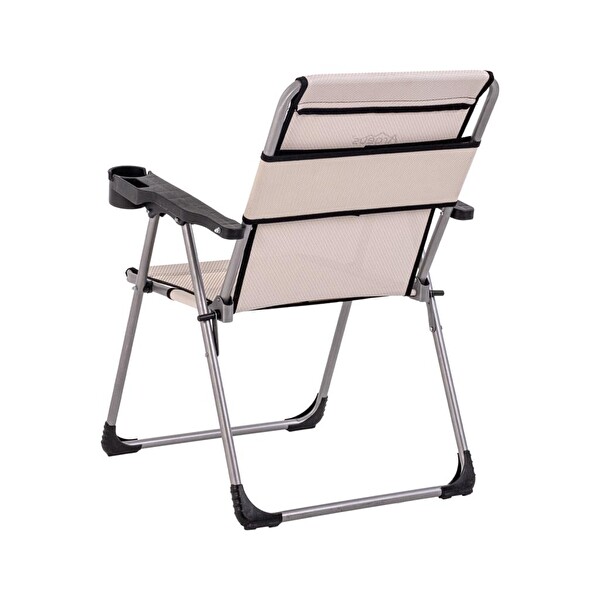 Argeus (A-21-R11) Bardaklıklı Rock Bozkır Katlanabilir Piknik ve Kamp Sandalyesi