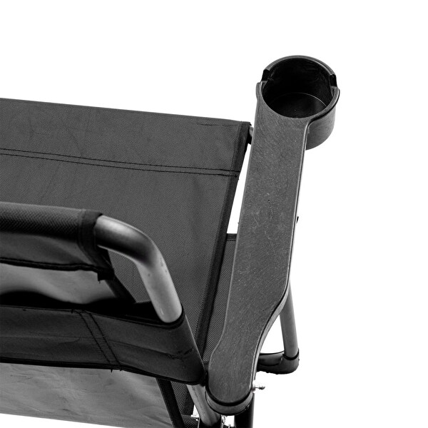 Argeus Rest Bardaklıklı Haki Katlanabilir Kamp Sandalyesi