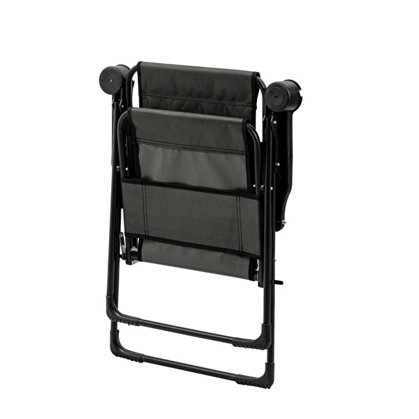Argeus Rest Bardaklıklı Haki Katlanabilir Kamp Sandalyesi