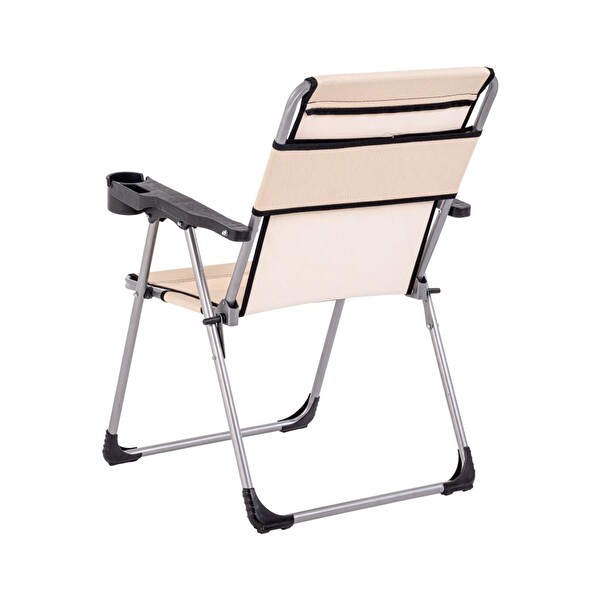 Argeus (A-18-R7) Bardaklıklı Rock Kapadokya Katlanabilir Piknik ve Kamp Sandalyesi