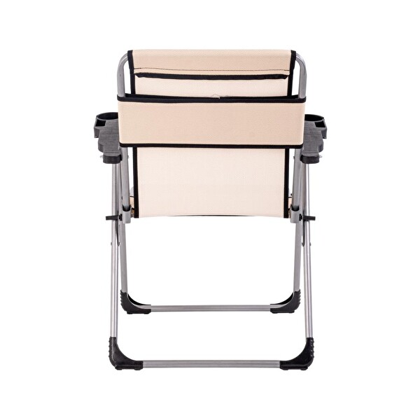 Argeus (A-18-R7) Bardaklıklı Rock Kapadokya Katlanabilir Piknik ve Kamp Sandalyesi