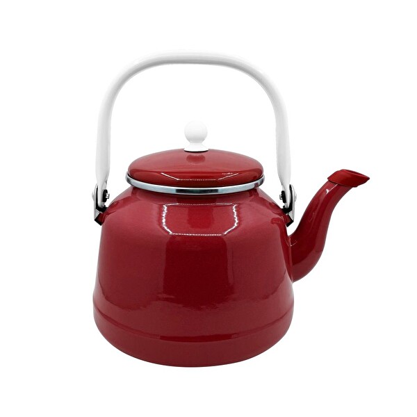 Orcamp Retro OUT-1551 Kırmızı Emaye Kamp Çaydanlığı