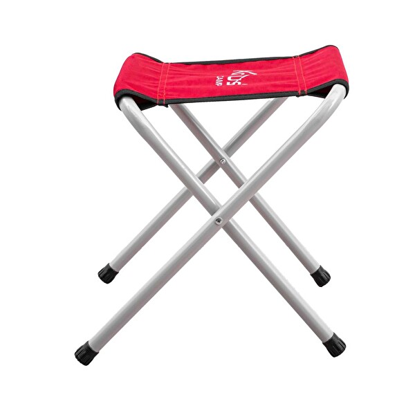 Argeus 19018 Katlanabilir Balıkçı Kamp Taburesi - Kırmızı