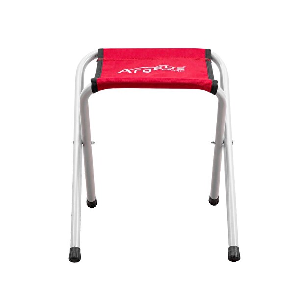 Argeus 19018 Katlanabilir Balıkçı Kamp Taburesi - Kırmızı