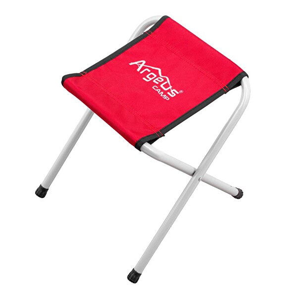 Argeus 19018 Katlanabilir Balıkçı Kamp Taburesi - Kırmızı