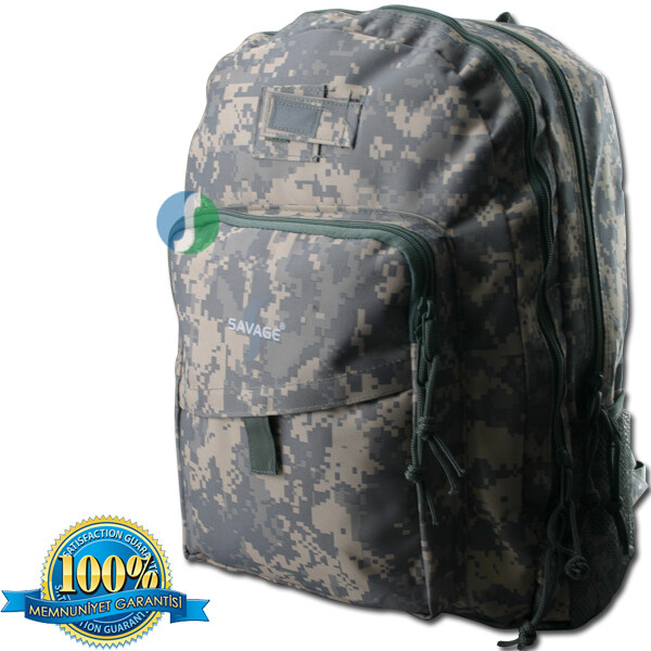 Sava Savage Ventura HH04021 30 LT Gri Dijital Kamuflaj Sırt Çantası