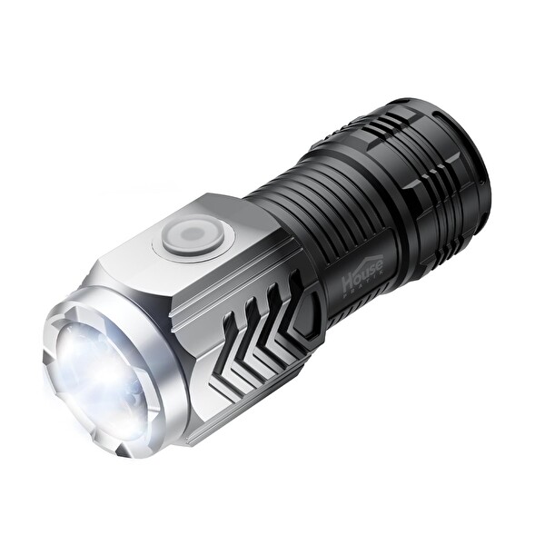 House Pratik HP81 Şarjlı 3 Modlu 400 mAh 150 Lümen Siyah El Feneri