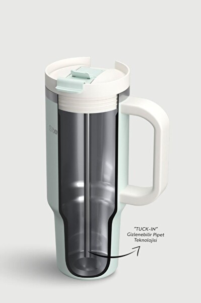 Stevig ST-240 2 Moods Tuck-in Tumbler 900 ML Sprout Green Sızdırmaz Çelik Termos