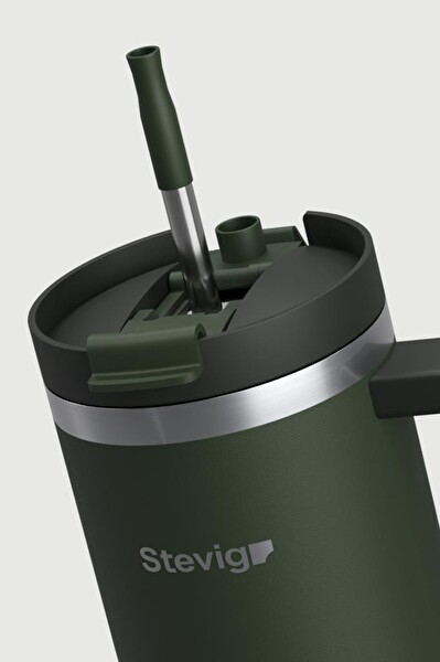 Stevig ST-237 2 Moods Tuck-in Tumbler 900 ML Yeşil Sızdırmaz Çelik Termos